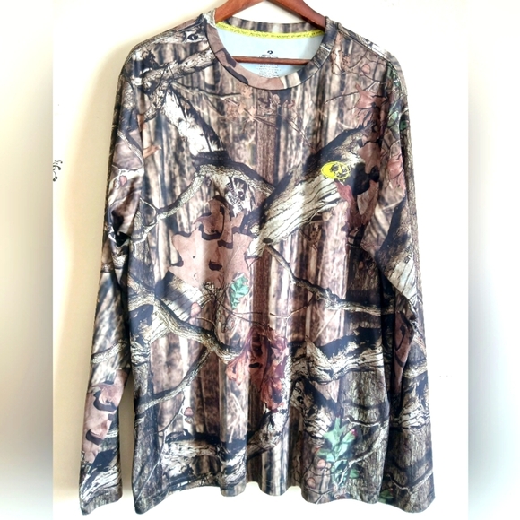 Mossy Oak Break Up Camo Shirt Long Sleeve Mens Size XL - Picture 1 of 5